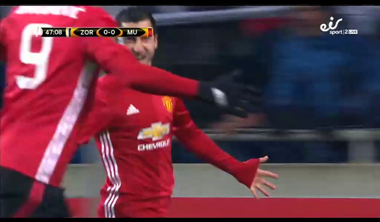 All Goals & Highlights HD - FK Zorya Luhansk 0-2 Manchester United - 08.12.2016