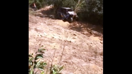 ATV Flips Down Hill