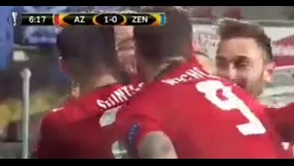 AZ Alkmaar vs Zenit Petersburg 3-2 Europa League 8/12/2016
