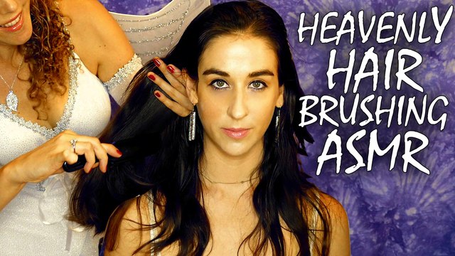 Heavenly Hair Brushing ASMR Angel Role Play ♥ Soft Spoken with Hair Play, Hair Styling