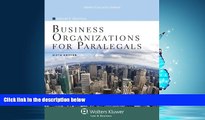 READ book Business Organizations for Paralegals, Sixth Edition (Aspen College) BOOOK ONLINE