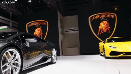 ► Lamborghini Huracán at the 2014 Beijing Auto Show in China