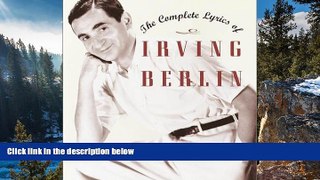 Price The Complete Lyrics of Irving Berlin  On Audio