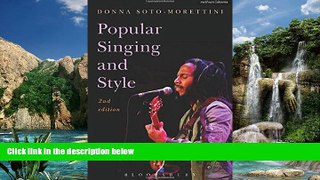 Best Price Popular Singing and Style: 2nd edition (Performance Books) Donna Soto-Morettini For