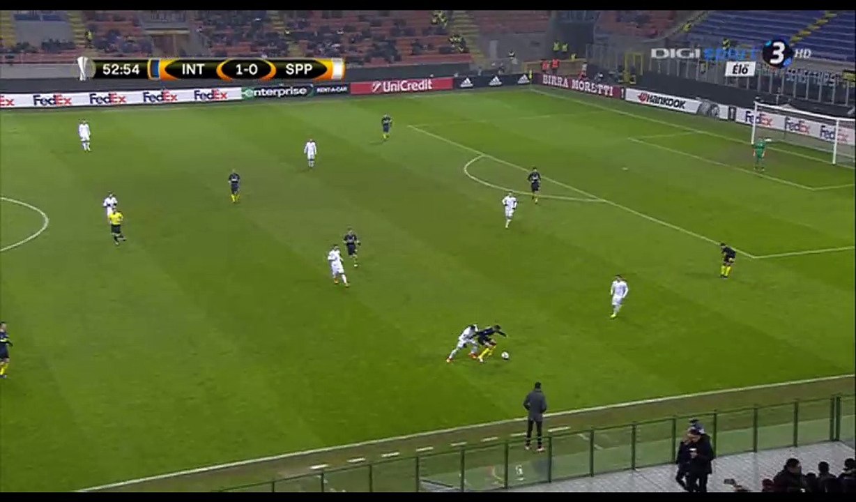 Lukas Marecek Goal HD - Inter 1-1 Sparta Prague - 08.12.2016