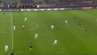 Lukas Marecek Goal HD - Inter 1-1	Sparta Prague 08.12.2016