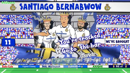 Real Madrid vs Dortmund 2-2 (Parody Champions League 2016 goals and highlights)