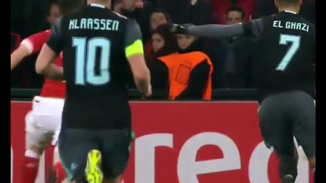 Standard Liege 1-1 Ajax Europa League 8/12/2016