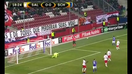 Salzburg VS Schalke 04 2-0 Highlights (Europa League) 08/12/2016