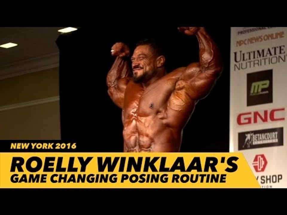 Roelly Winklaar 2016 New York Pro Posing Routine | Generation Iron