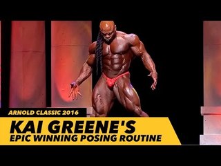 Kai Greene's Epic Winning Posing Routine | Arnold Classic 2016