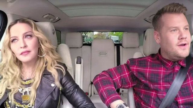 Madonna Does 'Carpool Karaoke' With James Corden