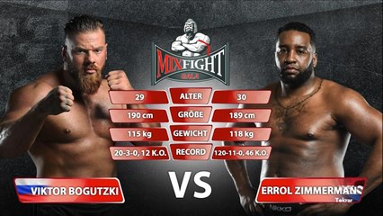 Errol Zimmerman - Viktor Bogutzki MİX FİGHT GALA 20 Frankfurt