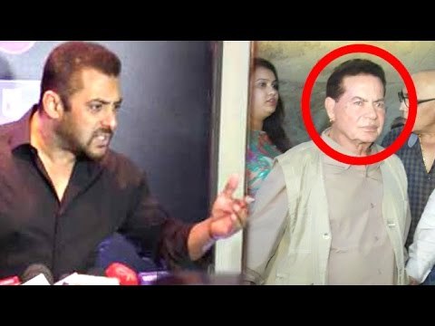 ANGRY Salman Khan's Father AVOIDS Media On Salman's Pakistani Actors Are Not Terrorists Comment