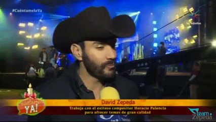 David zepeda @davidzepeda1 trabaja con exitoso compositor para ofrecer temas de gran calidad