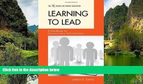Buy James R. Davis Learning to Lead: A Handbook for Postsecondary Administrators (ACE/Praeger