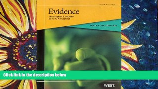 PDF [FREE] DOWNLOAD  Evidence, 3rd Edition (Black Letter Outline) [DOWNLOAD] ONLINE