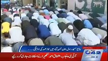 Last Friday Junaid Jamshed prayed at Jamea Masjid Rasool khan