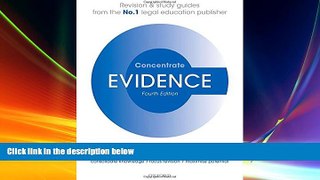 BEST PDF  Evidence Concentrate: Law Revision and Study Guide [DOWNLOAD] ONLINE
