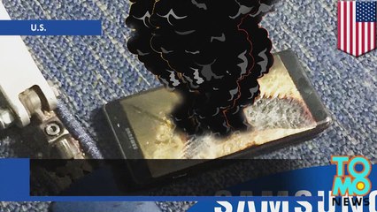 Celular Samsung note 7 fumaçando causou evacuação de avião.