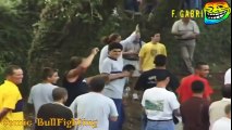 Best funny videos _ Funny bullfighting festival in Portugal _ Funny crazy bull attacks people #8