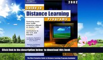 Pre Order Distance Learning Programs 2002 (Peterson s Guide to Distance Learning Programs, 2002)