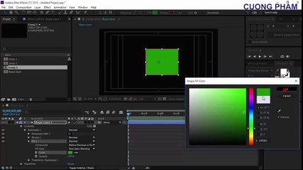 14.[Hướng dẫn] Bài 14- Các thuộc tính Shape Layer After Effect CC 2015