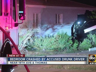 Family’s quiet bedtime routine filled with chaos after car crashes into home