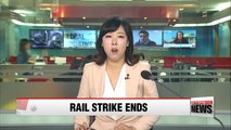 Railway workers go back to work as 74-day strike ends