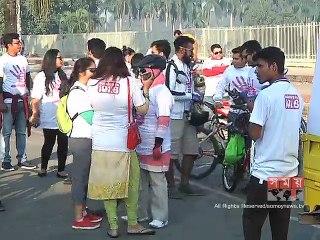 নারীদের নিয়ে আয়োজিত হলো সাইকেল-মোটর সাইকেল র‍্যালি