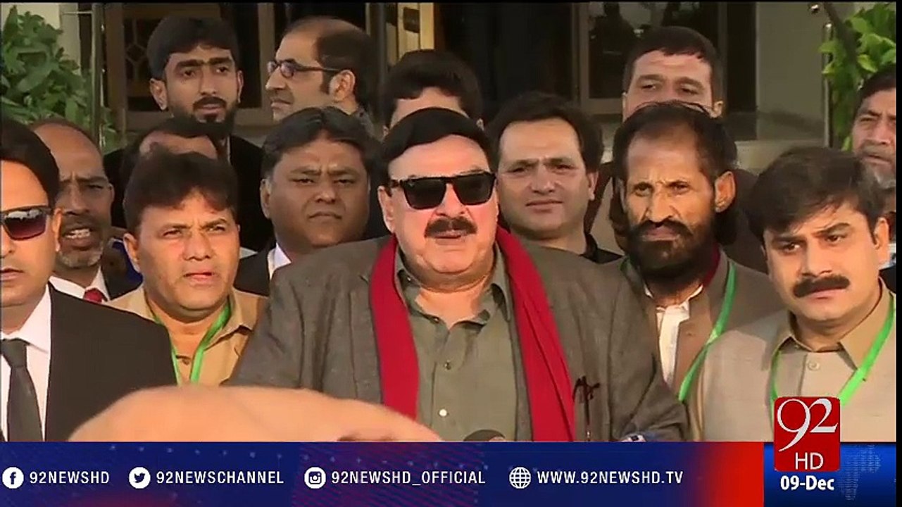 Panama case: Sheikh Rasheed media talk - 92NewsHD