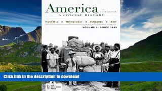 Free [PDF] America: A Concise History, Volume 2