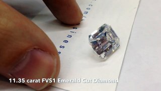 Large Emerald Cut Diamonds