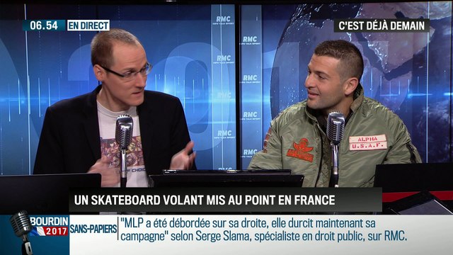 La chronique d'Anthony Morel: Flyboard Air, un skateboard volant mis au point en France - 09/12