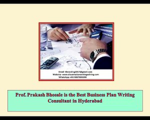 Prof. Prakash Bhosale is the Best Business Plan Writing Consultant in Hyderabad