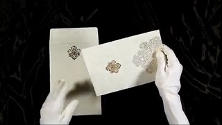 Ivory Wedding Cards - CW-1508 - IndianWeddingCards