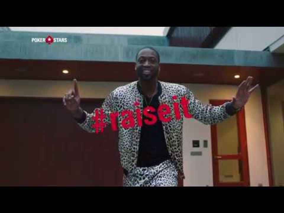 Dwyane Wade - Water Bottle Flip Trick | #RaiseIt