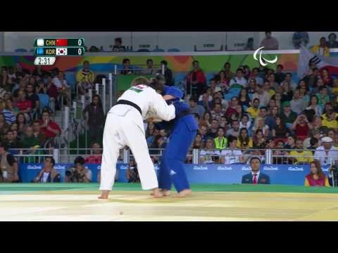 Judo | China v Korea | Women's -57kg Bronze Medal Contest B | Rio 2016 Paralympic Games
