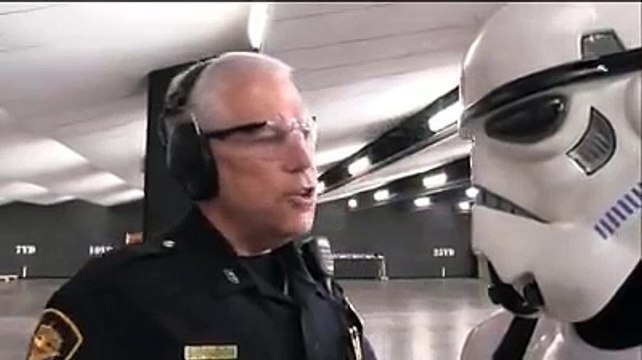 Un Stormtrooper arrive pas à viser une cible... comme dans Star Wars