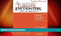 Price Academic Listening Encounters Life in Society: Listening, Note Taking, Discussion Teacher s