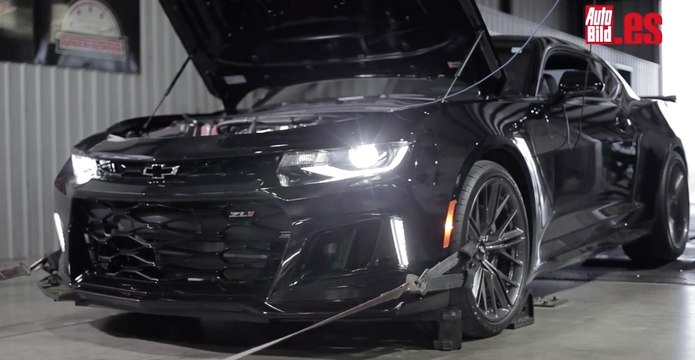 VÍDEO: Chevrolet Camaro ZL1 en el banco de potencia de Hennessey