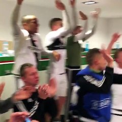 Predsjednik drzave slavi s igracima