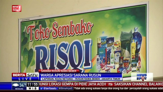 Warga Rusun Rawa Bebek Mengaku Puas dengan Kondisi Rusun