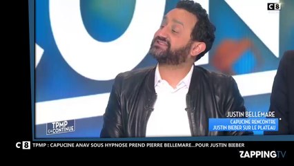 TPMP : Capucine Anav, hypnotisée, prend Pierre Bellemare pour Justin Bieber (Vidéo)