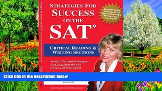 Read Online Lisa Muehle Strategies for Success on the SAT: Critical Reading   Writing Sections: