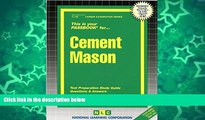 Online Jack Rudman Cement Mason(Passbooks) (Passbook for Career Opportunities) Full Book Epub