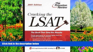 Buy Adam Robinson Cracking the LSAT with CD-ROM, 2001 Edition (Cracking the Lsat Premium Edition