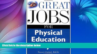 Buy Nancy Giebel Great Jobs for Physical Education Majors Full Book Epub