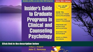 Online PhD Michael A. Sayette PhD Insider s Guide to Graduate Programs in Clinical and Counseling