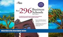 Online Princeton Review Best 296 Business Schools, 2009 Edition (Graduate School Admissions